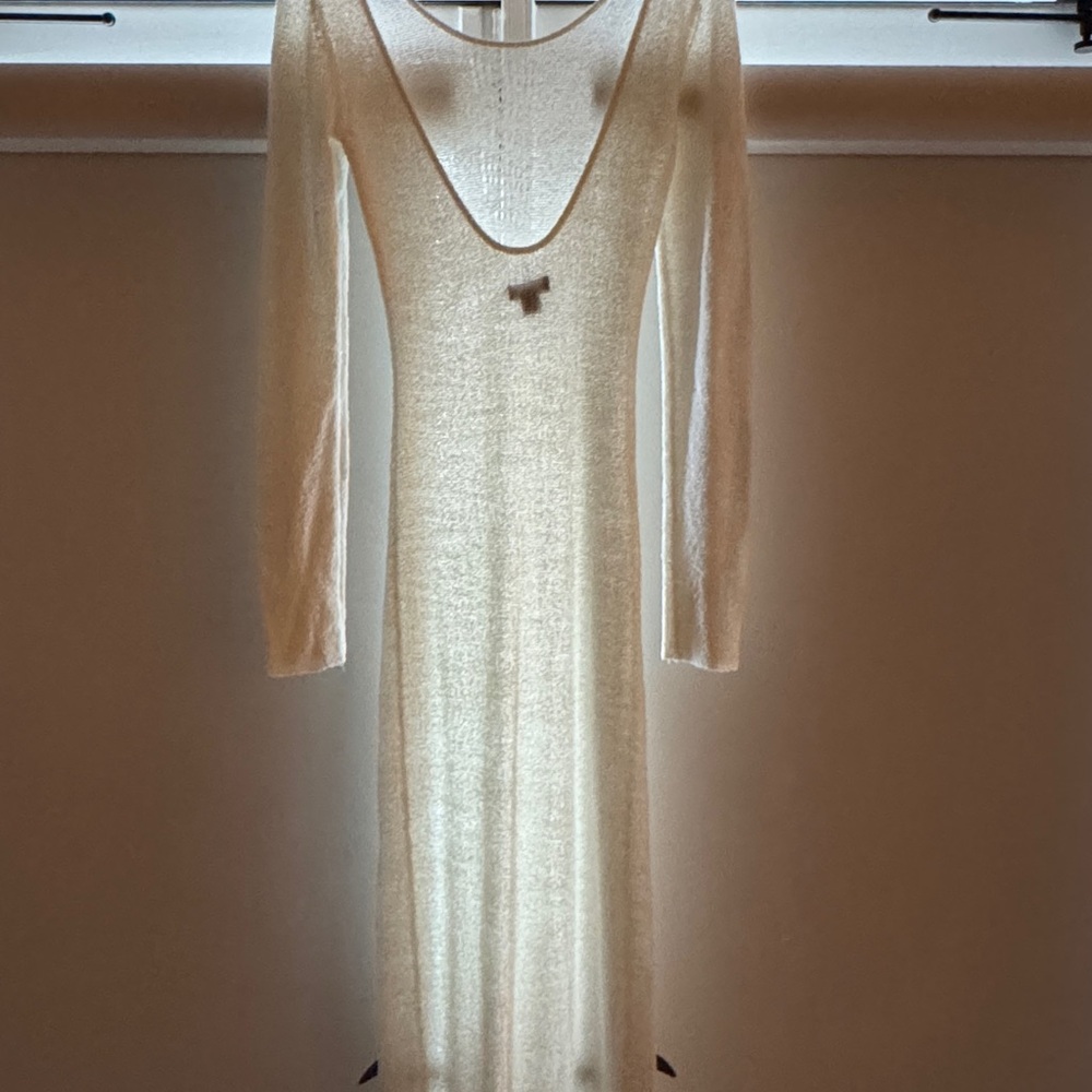 Prettylittlething backless see through maxi dress swimsuit coverup - Picture 5 of 6